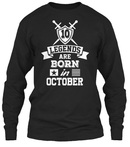 Legends are born in October T-Shirt