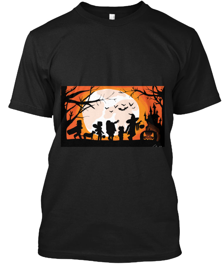 HALLOWEEN t shirt _ trick or treat in halloween town