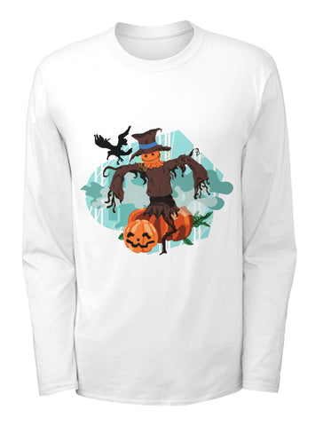 Scarecrow Pumpkins Bird Crow Raven