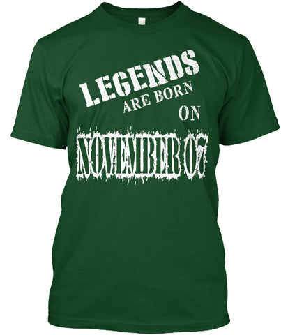 Legends are born on November 07