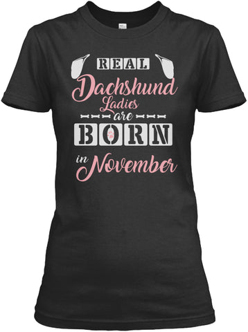 Dachshund ladies are born in november