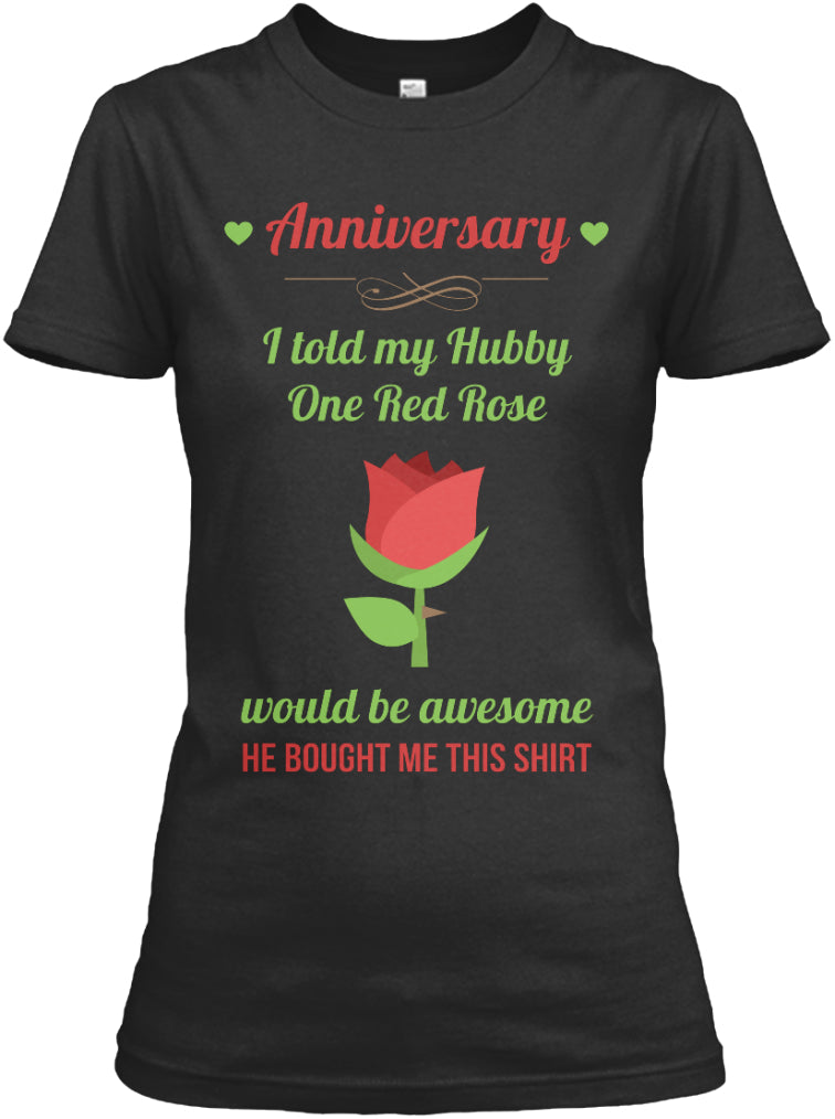 Anniversary for Wife - One Red Rose