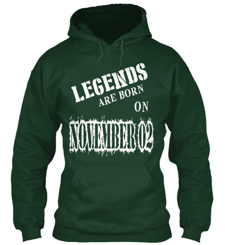 Legends are born on November 02