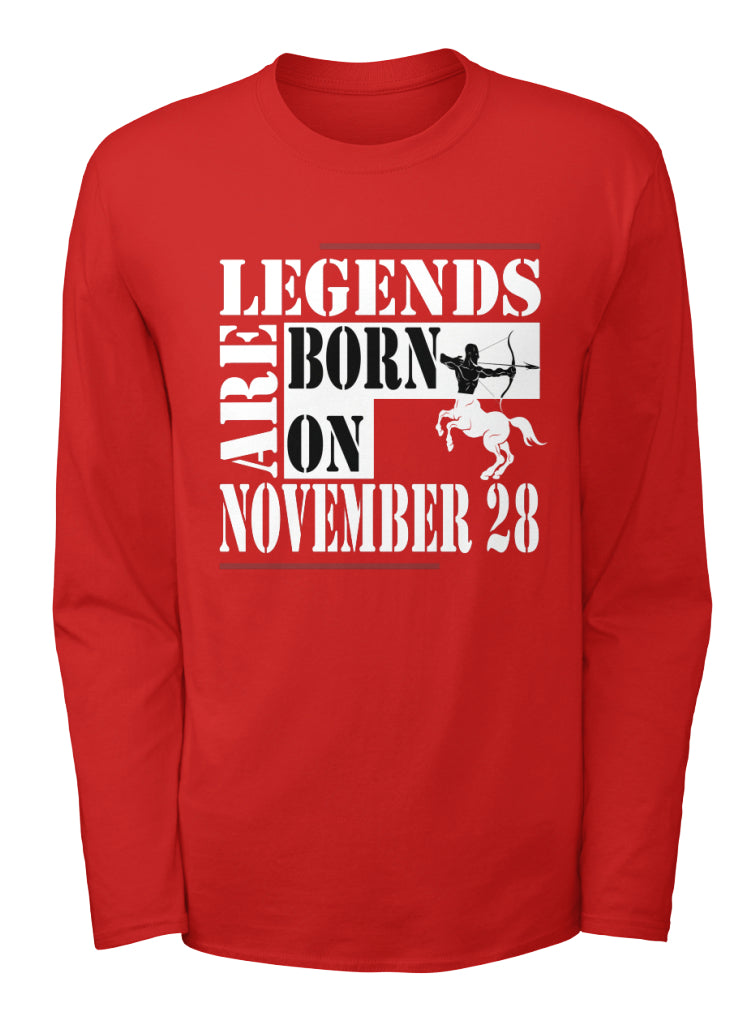 Legends are born on November 28