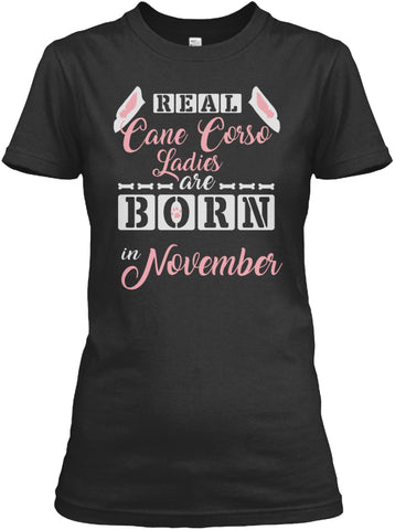 Cane corso ladies are born in november