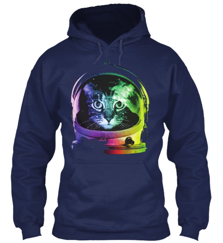 Funny Cat In Space T-Shirt