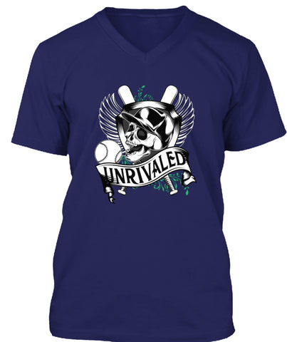 Unrivaled Baseball Skull T-shirt