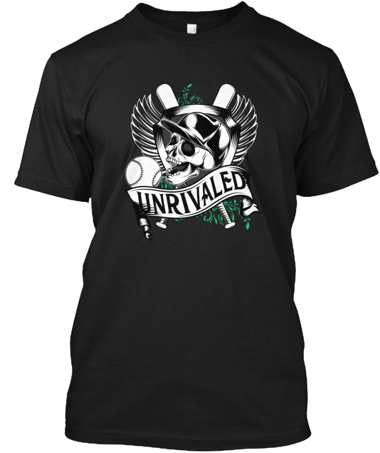 Unrivaled Baseball Skull T-shirt