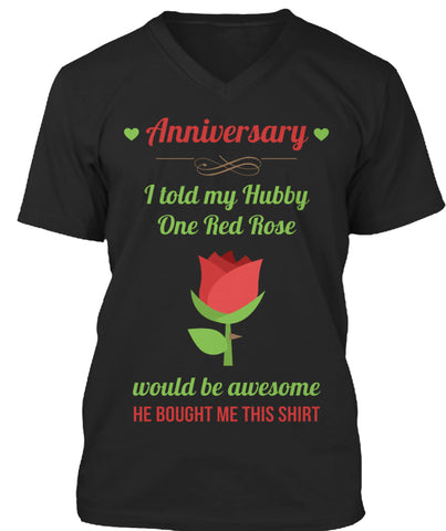 Anniversary for Wife - One Red Rose