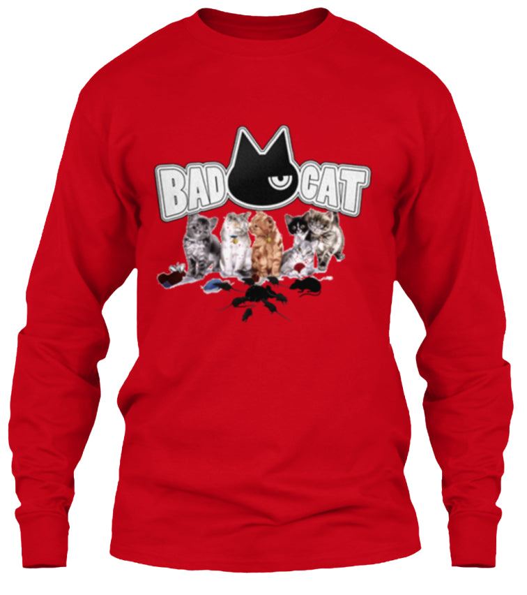 Bad Cat funny custom t-shirts