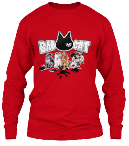 Bad Cat funny custom t-shirts