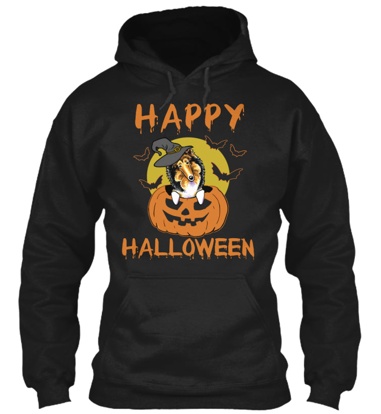 Collie Dog - Happy Halloween