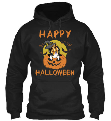 Collie Dog - Happy Halloween