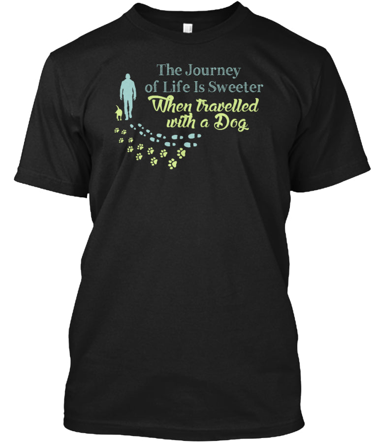 Travel With A Dog t shirt Custom Ultra Cotton