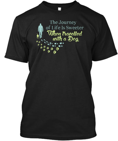 Travel With A Dog t shirt Custom Ultra Cotton