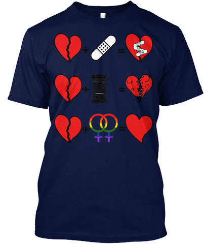 LGBT Lesbian Pride Cover Heart