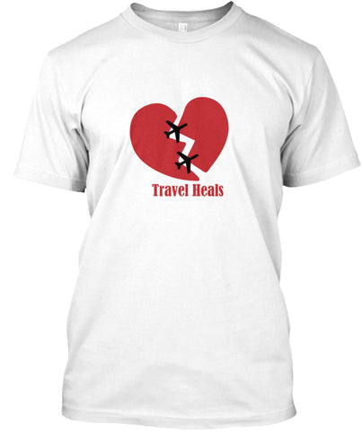Travel heals t shirt Custom Ultra Cotton