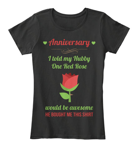 Anniversary for Wife - One Red Rose