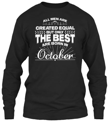 all men are born in october t shirt
