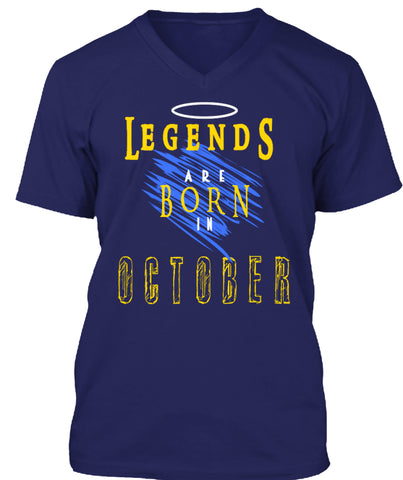Legends are born in October T shirt