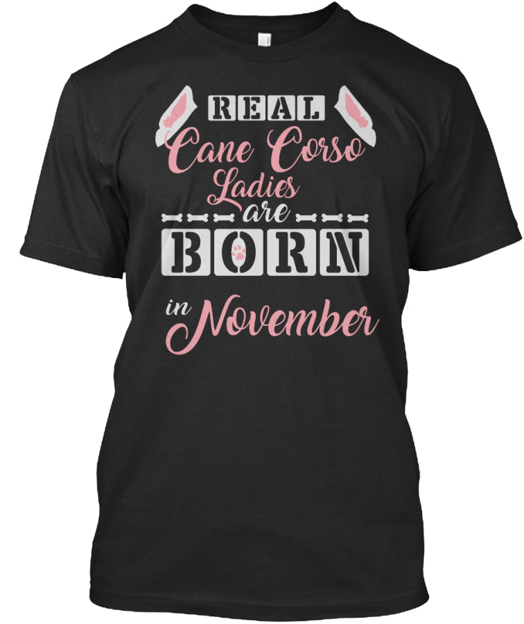 Cane corso ladies are born in november