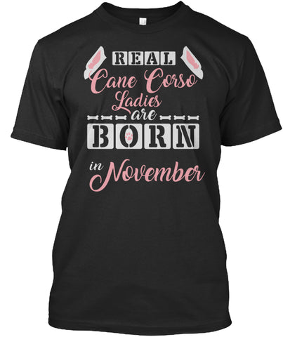 Cane corso ladies are born in november