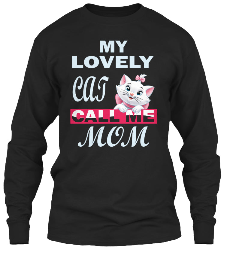 Cat T-Shirts-MY LOVELY PET CALL ME MOM