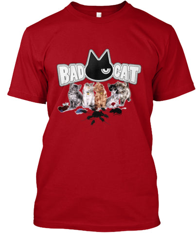 Bad Cat funny custom t-shirts