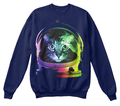 Funny Cat In Space T-Shirt