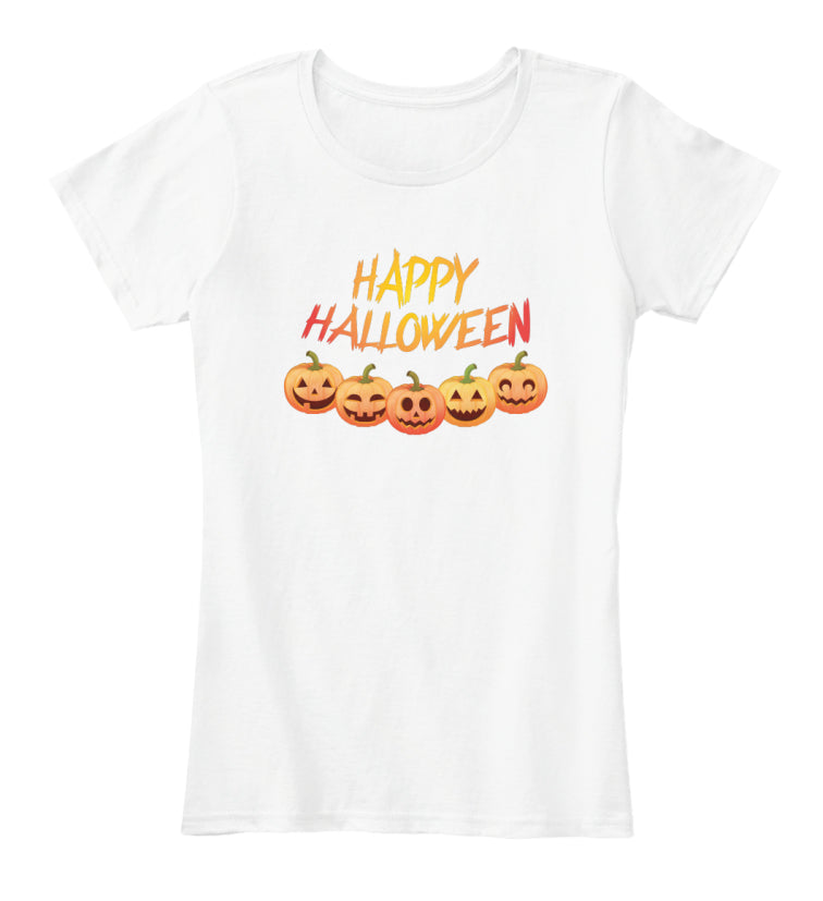 HL03- Happy Pumpkin Halloween T-shirt
