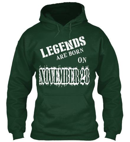 Legends are born on November 28