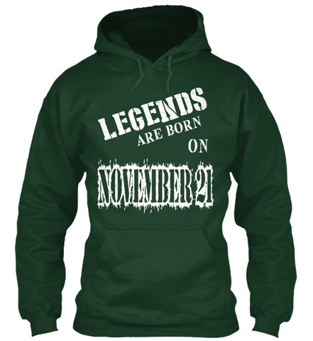 Legends are born on November 21