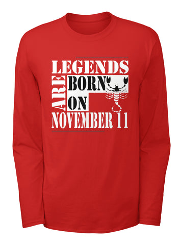 Legends are born on November 11