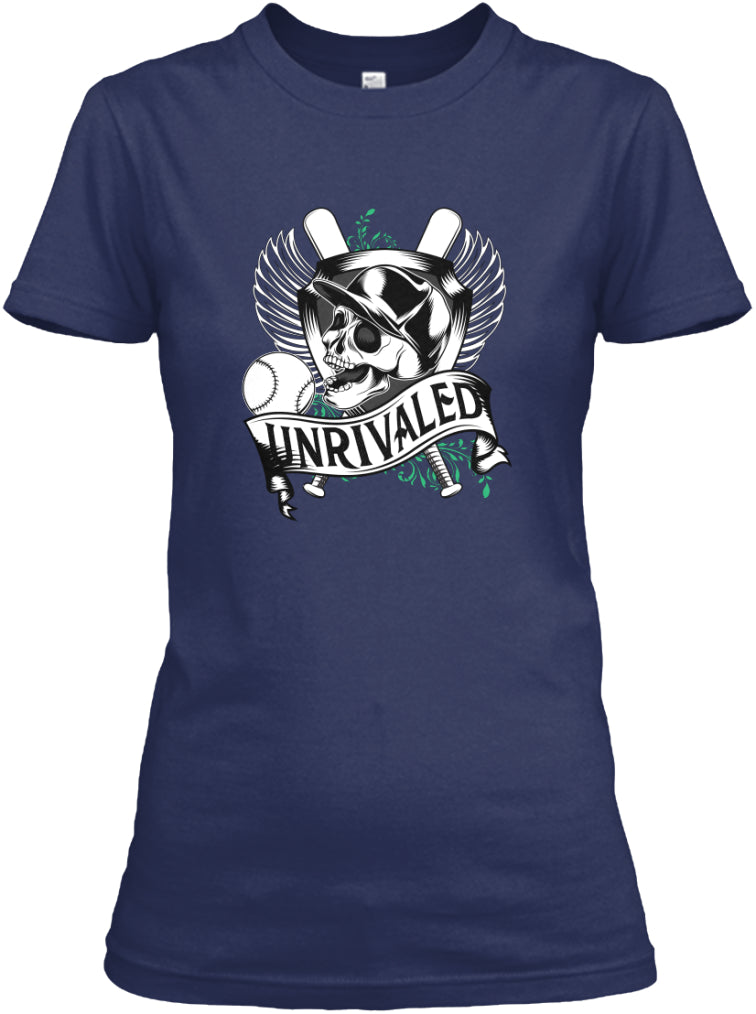 Unrivaled Baseball Skull T-shirt