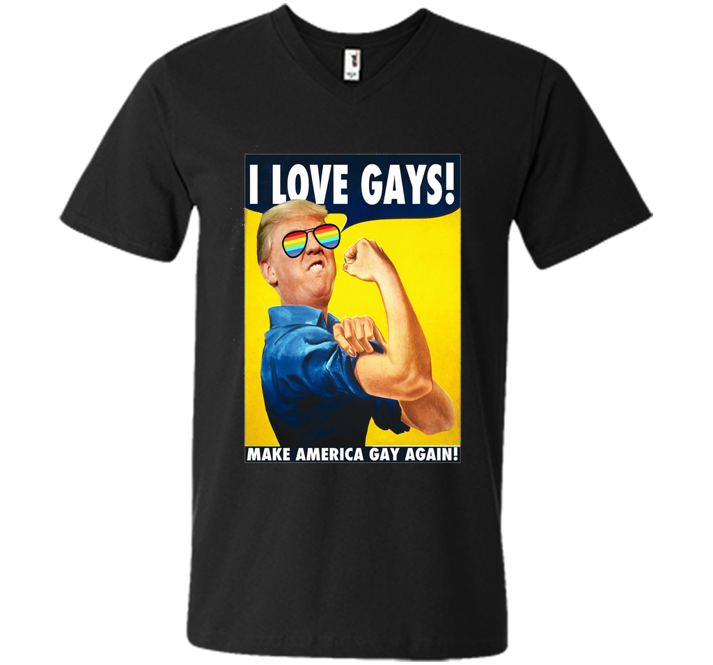 Make America Gay Again Rosie the Riveter Gay Pride Shirt