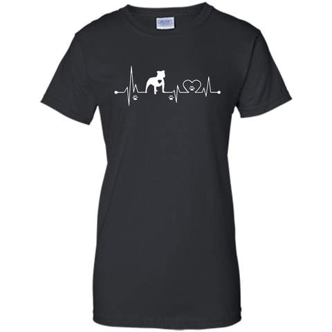 Heartbeat Dog All Pitbull T-shirt Birthday Gift