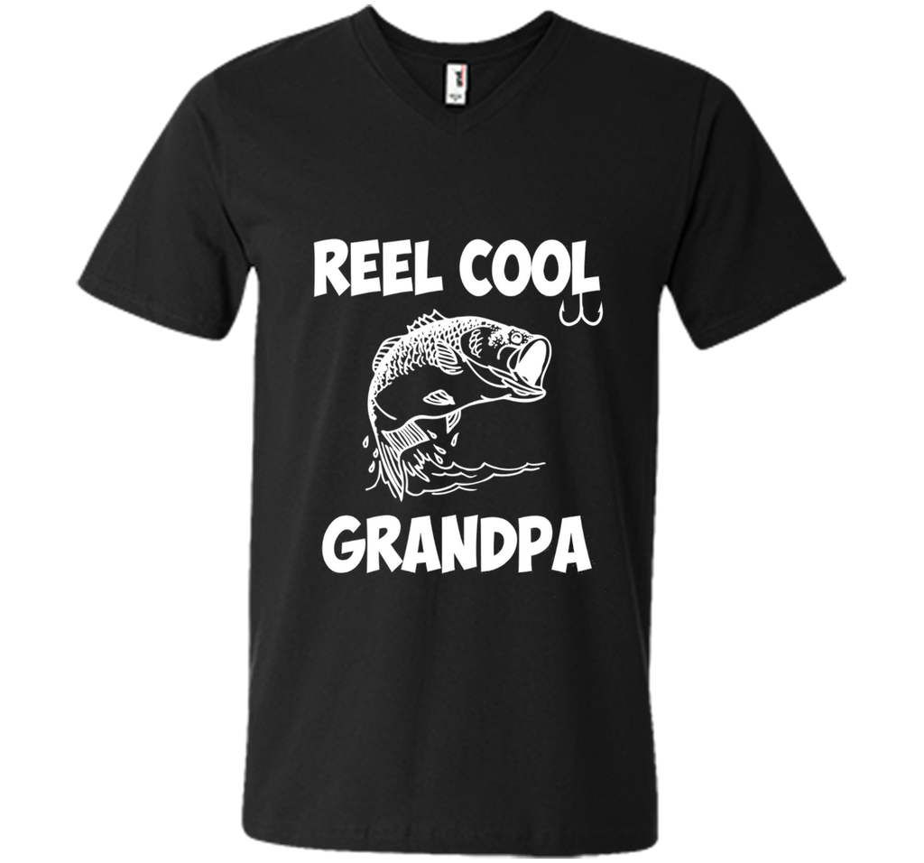 Reel Cool Grandpa Funny Fishing Gift T-Shirts