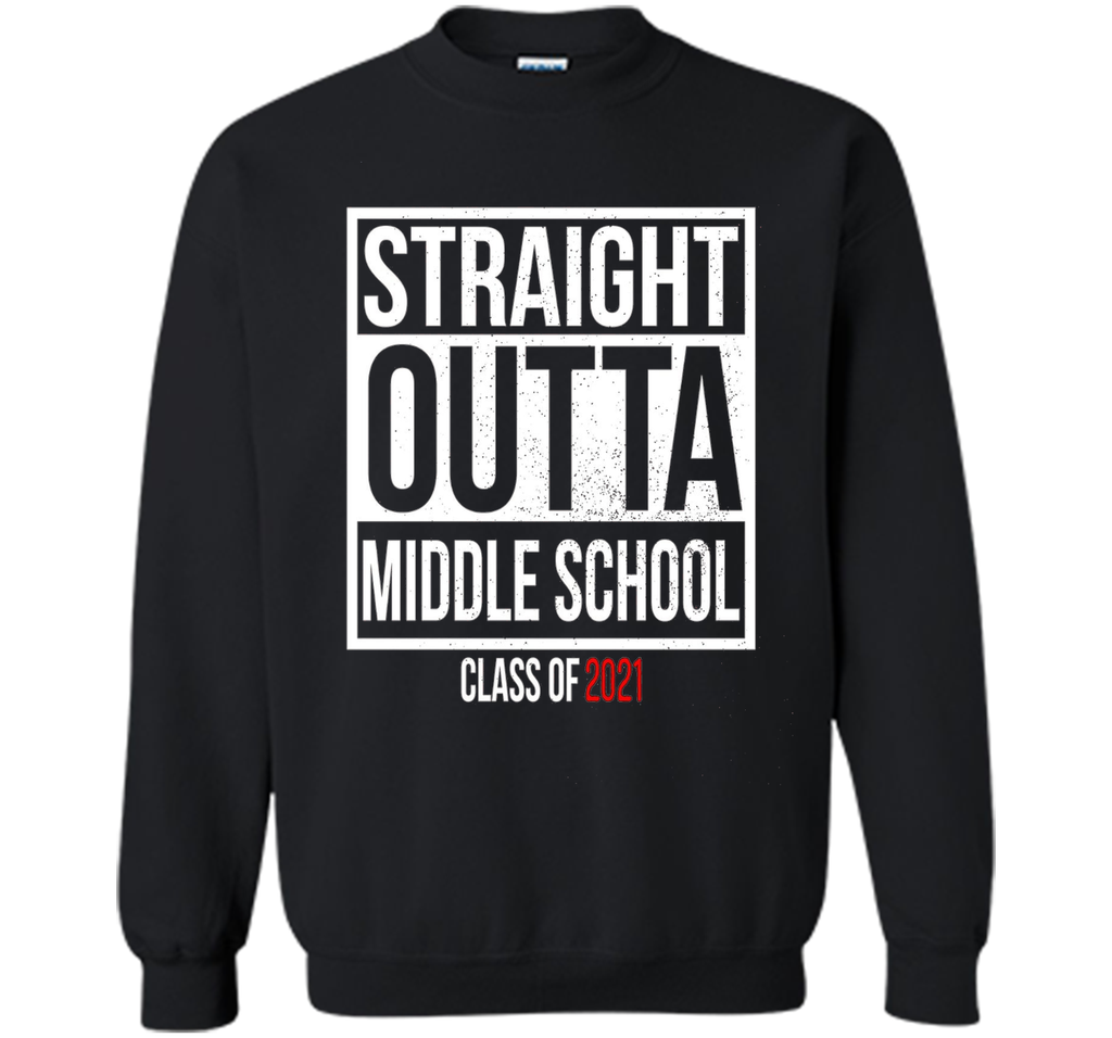 Straight Outta Middle School Graduation Gift T-Shirt