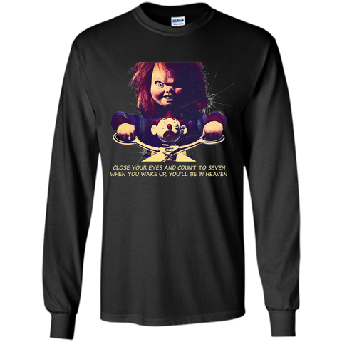 (2) close your eyes, you'll be in heaven, halloween day LS Ultra Cotton Tshirt