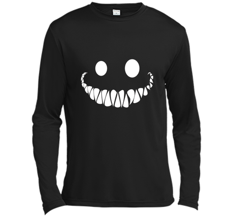 Halloween Cheshire Ghost Cat Smile T shirt Long Sleeve Moisture Absorbing Shirt