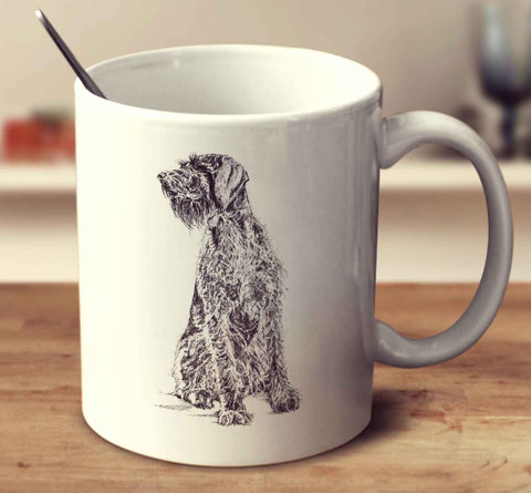 German Wirehaired Pointer Sketch