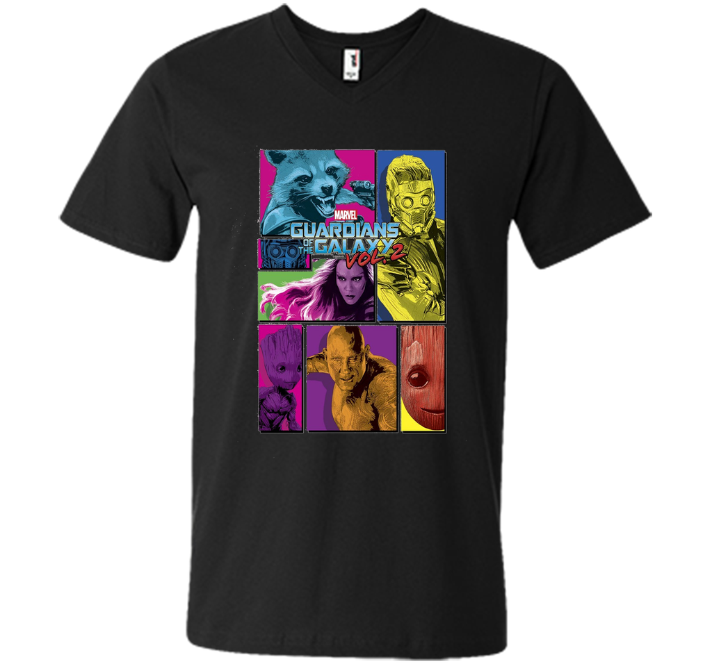 Marvel Guardians of the Galaxy 2 Team Puzzle Graphic T-Shirt