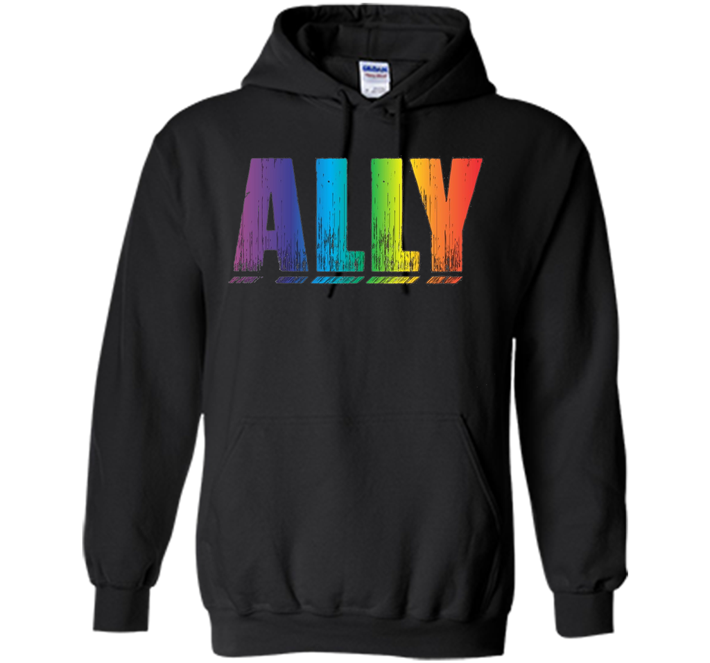 Proud LGBT Ally Rainbow Gay Pride Support T-Shirt