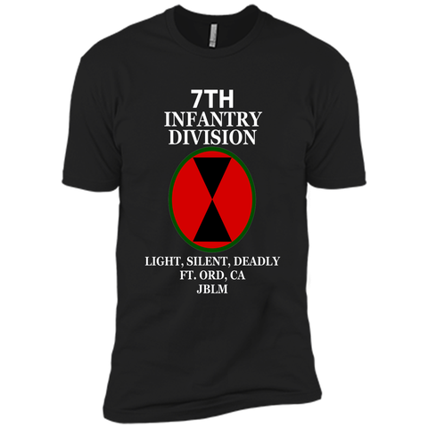7th Infantry Division - Light, Silent, Deadly Army T-Shirt