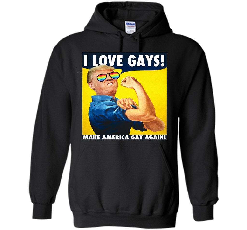 Make America Gay Again Rosie the Riveter Gay Pride Shirt