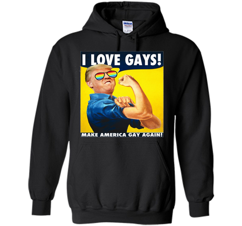 Make America Gay Again Rosie the Riveter Gay Pride Shirt