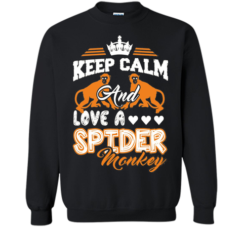 Spider Monkey Shirt - Keep Calm And Love A Spider Monkey Tee
