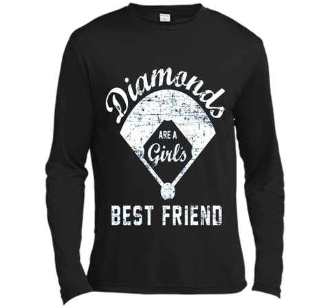 Diamonds are a Girl's Best Friend T Shirt, Softball Mom Gift