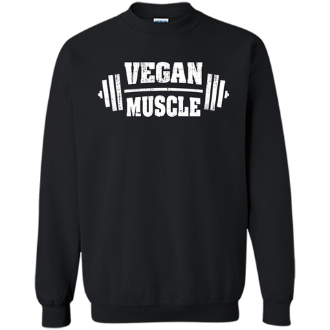 Vegan Muscle Weight Lifting Distressed T-Shirt