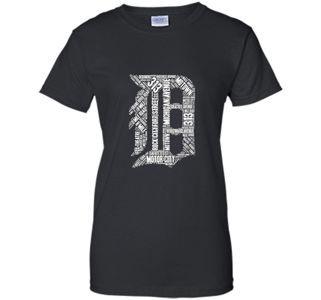 Detroit T Shirt Graphic D